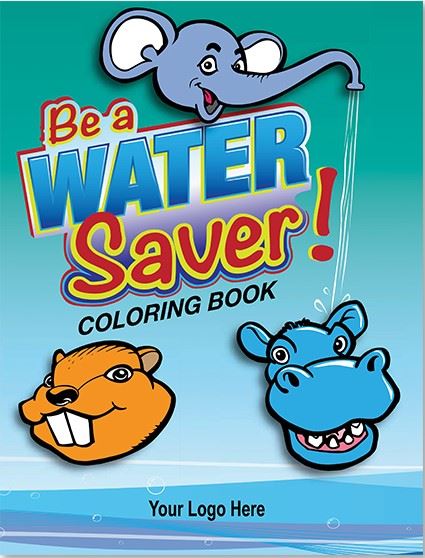 A coloring book with cartoon animals.